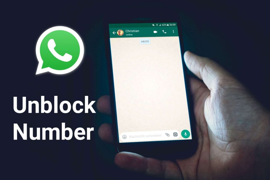 Unblock yourself on whatsapp